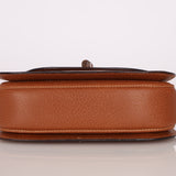 Gucci Chestnut Brown Bamboo Tunlock Top Handle with Strap