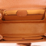 Gucci Chestnut Brown Bamboo Tunlock Top Handle with Strap