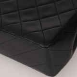 Chanel 1991 Lambskin Turnlock Single Flap 24k GP
