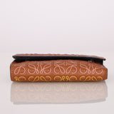 Loewe Calfskin Multicolor Anagram Trifold Wallet