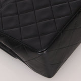 Chanel 1991 Lambskin Turnlock Single Flap 24k GP