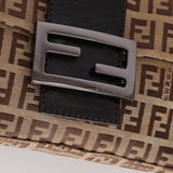 Rare Fendi Canvas Zucchino Mini Baguette