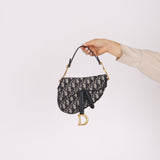 Dior Mini Oblique Saddle with Guitar Strap