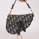 Dior Mini Oblique Saddle with Guitar Strap