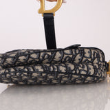 Dior Mini Oblique Saddle with Guitar Strap