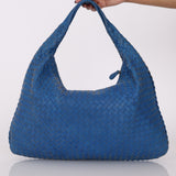 Bottega Veneta Intrecciato Blue Medium Hobo