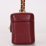 Chanel 2024 Mini CC Turnlock Vanity Case w/ Chain