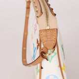 Limited Edition Louis Vuitton x Takashi Murakami Multicolor Blanc Pochette