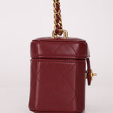 Chanel 2024 Mini CC Turnlock Vanity Case w/ Chain