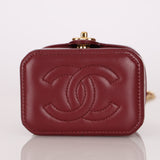Chanel 2024 Mini CC Turnlock Vanity Case w/ Chain