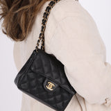 Rare 2002 Chanel Caviar Mini Square Flap