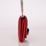 Miu Miu Nappa Crystal Cherries Wallet on Chain