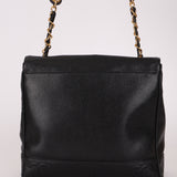 Chanel 1996 Caviar Triple CC Turnlock Shoulder Bag 24K GP