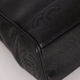 Chanel 1996 Caviar Triple CC Turnlock Shoulder Bag 24K GP