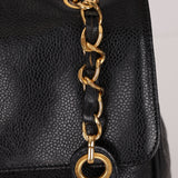 Chanel 1996 Caviar Triple CC Turnlock Shoulder Bag 24K GP