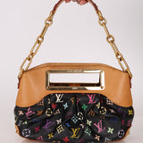 Limited Edition Louis Vuitton x Takashi Murakami Multicolor Noir Judy PM