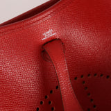 Rare Hermès 2004 Rouge Casaque Epsom Evelyne TPM PHW
