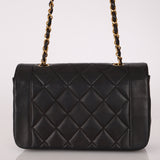 Vintage Chanel 1993 Lambskin Small Diana 24k GP