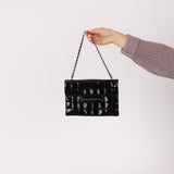 Chanel 2001 Patent Digital Keyboard Flap Bag
