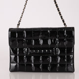 Chanel 2001 Patent Digital Keyboard Flap Bag