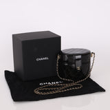 Chanel Patent Round Vanity Crossbody