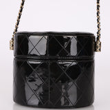 Chanel Patent Round Vanity Crossbody