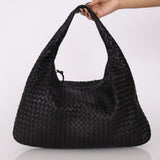 Bottega Veneta Intrecciato Black Hobo