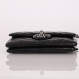 Chanel 2014 Lambskin Turnlock Daily Zip Flap