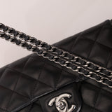 Chanel 2014 Lambskin Turnlock Daily Zip Flap