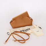 Fendi Leather Small First Clutch