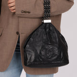 Chanel Calfskin Chain Hobo Bag