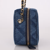 Chanel 22C Denim Rectangular Camera Bag