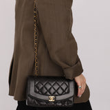 Chanel 1996 Lambskin Small Diana Flap 24K GP