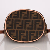 Rare Fendi Zucca Crystal Orchid Bucket Bag