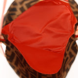 Rare Fendi Zucca Crystal Orchid Bucket Bag