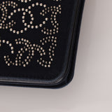 Rare Chanel 2017 Paris-Shanghai Pudong Double-Sided Strass CC Wallet on Chain