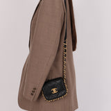 Chanel 2023 Mini Quilted Calfskin Framing Chain Flap Bag