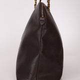 Chanel 1994 Chocolate Caviar Timeless Zip Tote 24k GP