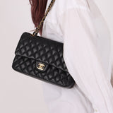 Chanel 2015 Caviar Medium Double Flap