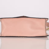 Prada Pink Saffiano Chain Envelope Flap