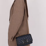 Chanel 2018 Caviar Filigree Small Flap Bag