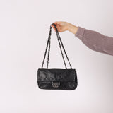 Chanel 2014 Glazed Goatskin Icons Symbol Single Flap