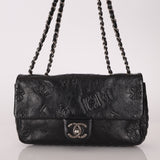 Chanel 2014 Glazed Goatskin Icons Symbol Single Flap