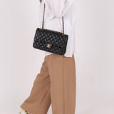 Chanel 2015 Caviar Medium Double Flap