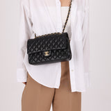 Chanel 2015 Caviar Medium Double Flap