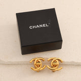 Chanel 1995 Autumn Collection CC Turnlock Clip-On Earrings