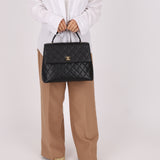Chanel 2002 Caviar Kelly Top Handle