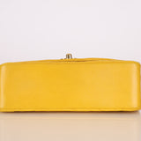 Rare Chanel 1994 Lemon Lambskin Small Diana