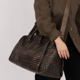 Bottega Veneta Convertible 24H Aged Ombre Intrecciato Duffle Bag