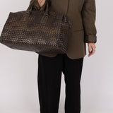 Bottega Veneta Convertible 24H Aged Ombre Intrecciato Duffle Bag